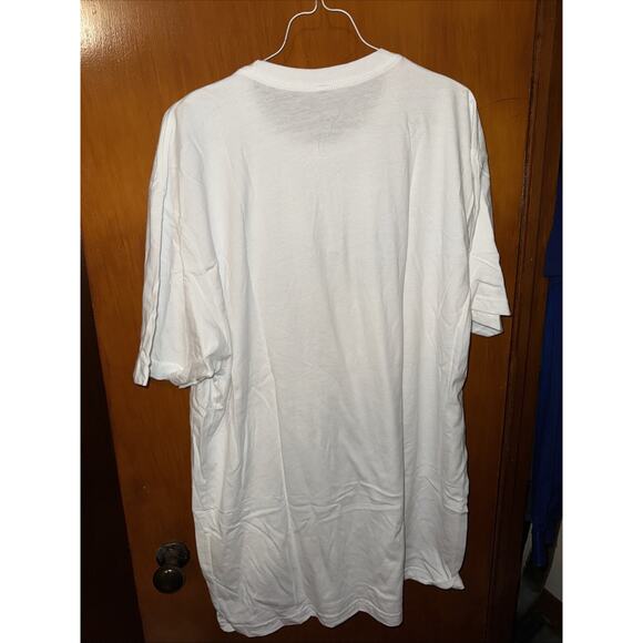 Poshmark 2021 XL Posh Fest Tee Shirt Short Sleeve White Black Swagup Real Thread - Picture 4 of 4